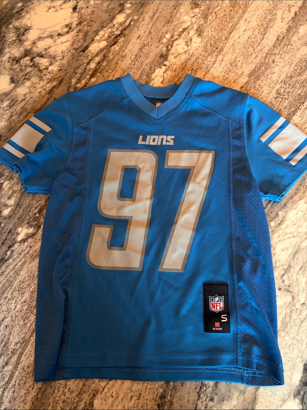 Youth Detroit Lions jersey size small